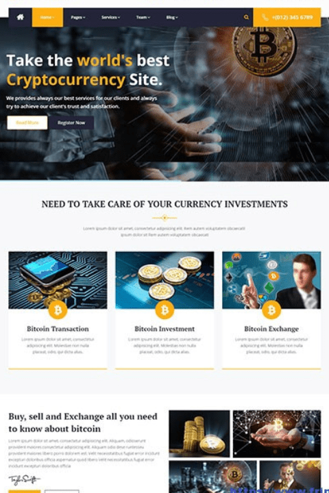 Cryptocurrency website, United States