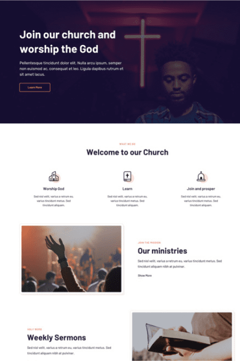 Church Website, Cairo Egypt