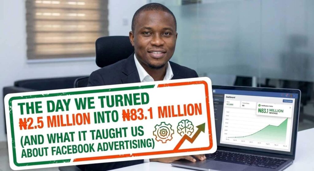 The Day We Turned ₦2.5 Million Into ₦83.1 Million (And What It Taught Us About Facebook Advertising)