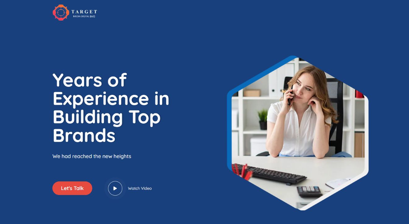 TAGET Media digital marketing agency homepage