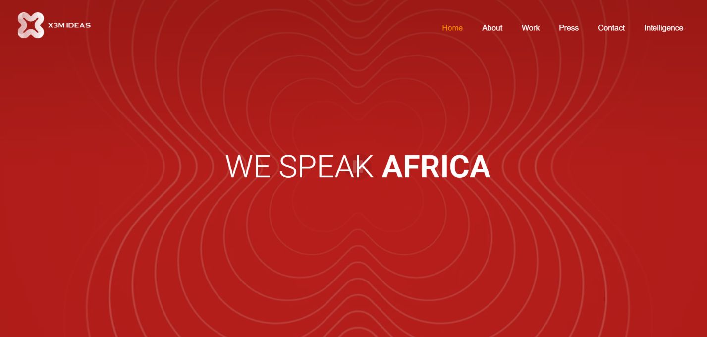 X3M Ideas full-service communications agency homepage