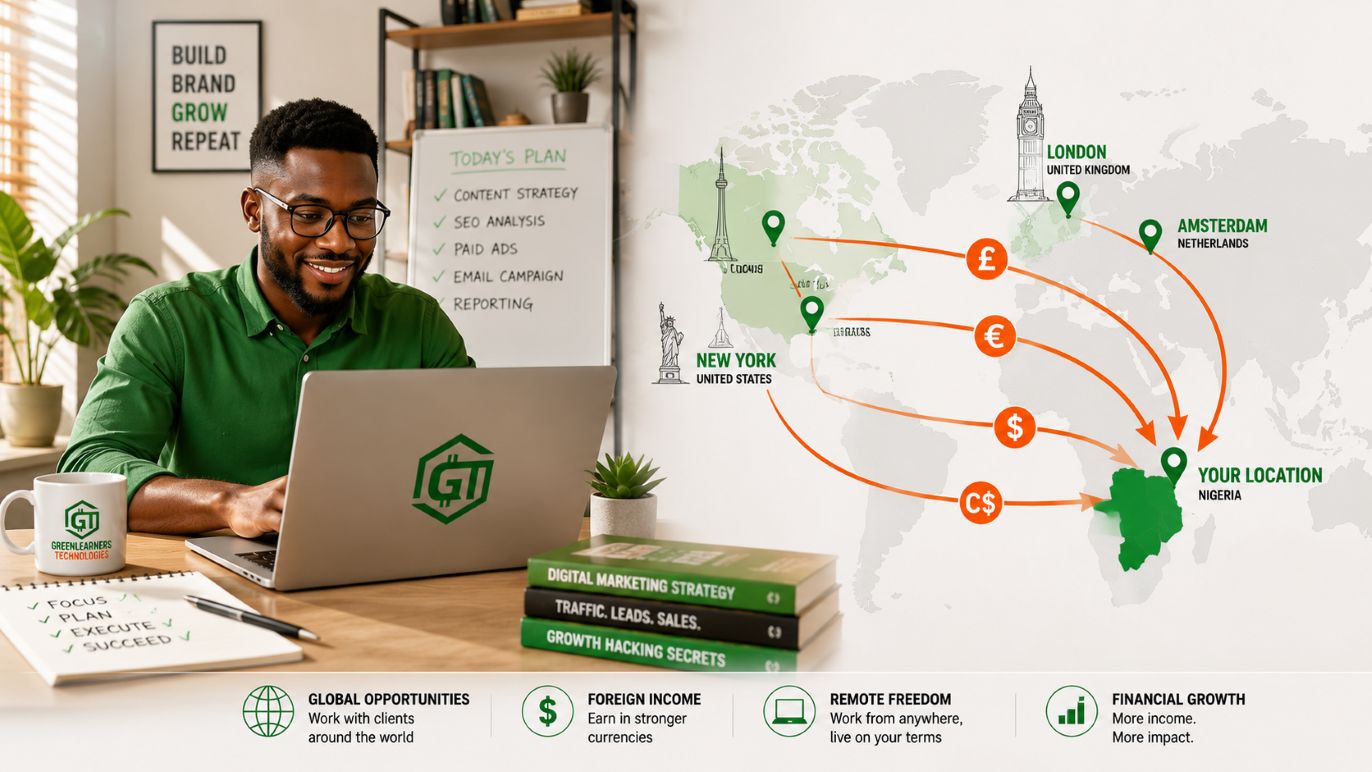 How African digital marketers increase income by serving international clients remotely