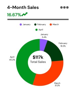 4-Month Sales Report